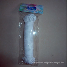 5mm bleaching 3strands twist cotton rope